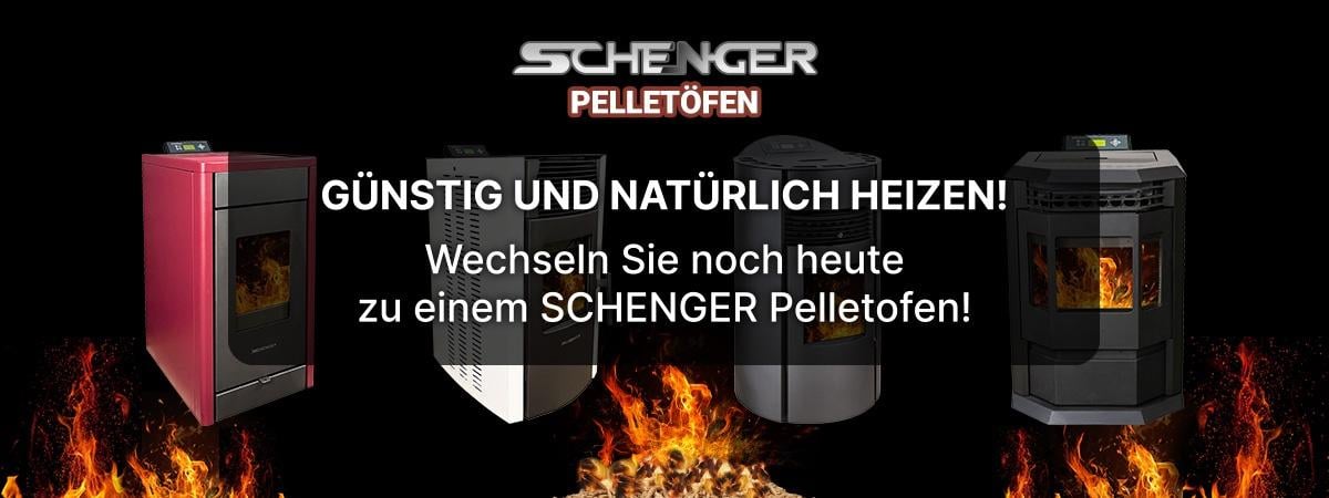 Pelletofen Lorsch (Karolingerstadt) - 🥇SCHENGER GmbH » Kaminofen, Pellet-Kaminofen