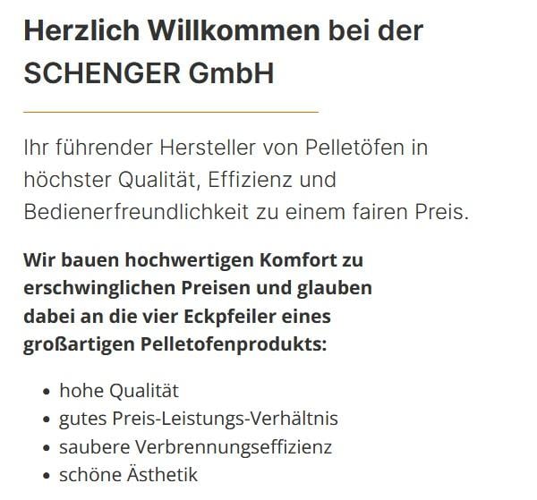 Schenger Pelletöfen für 74936 Siegelsbach, Hüffenhardt, Bad Rappenau, Gundelsheim, Bad Wimpfen, Obrigheim, Neckarbischofsheim und Haßmersheim, Offenau, Neckarzimmern