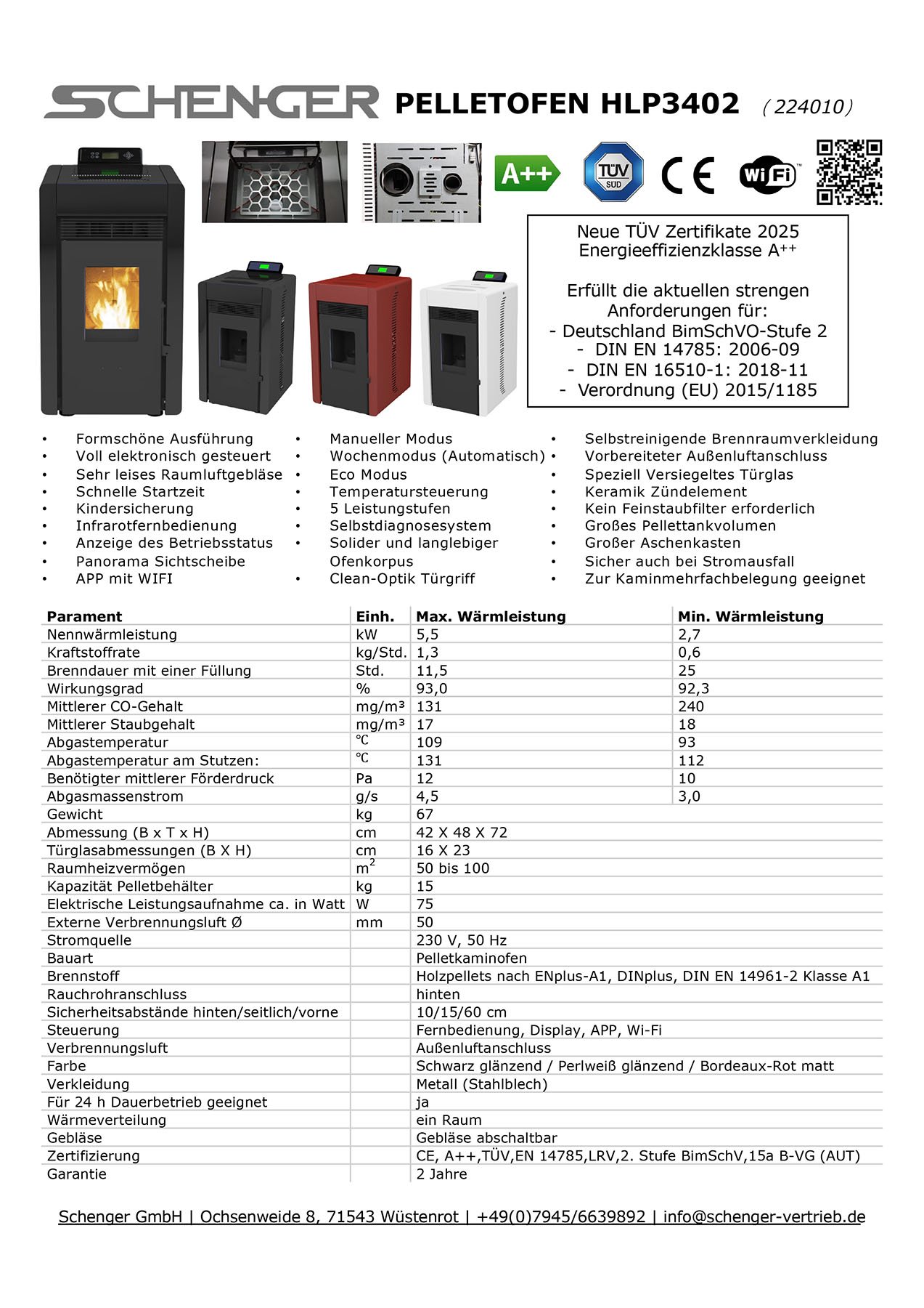 HLP3402 Produktdaten