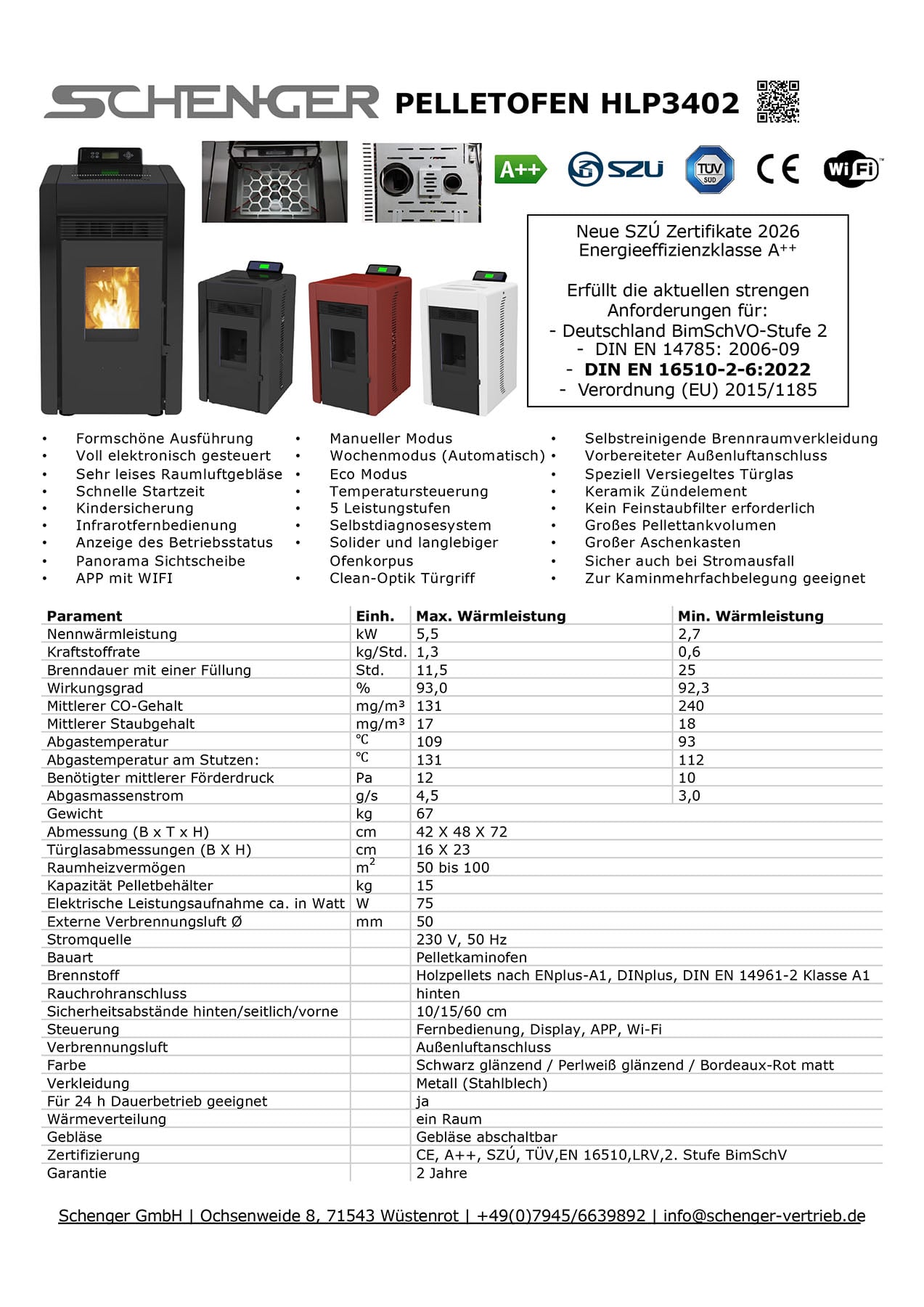 HLP3402 Produktdaten
